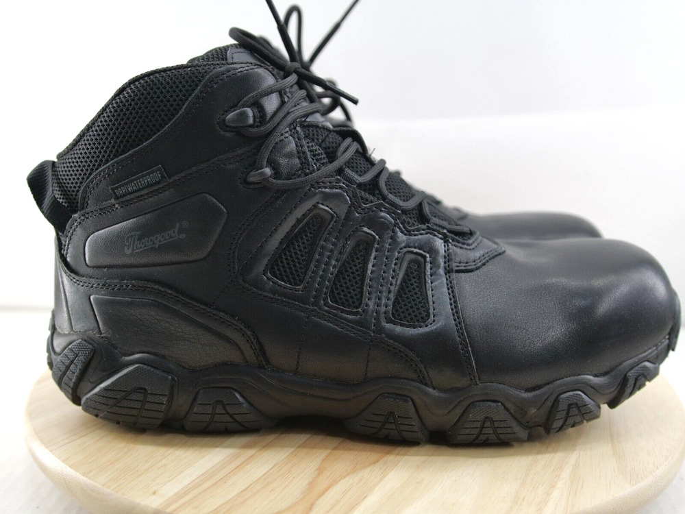 THOROGOOD CROSSTREX SAFETY TOE 6" BOOTS SIDE ZIP BBP WP 14 M NIB MEN'S 804-6385